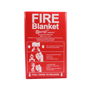 1.2m x 1.2m fire blanket in red PVC package with quick pull straps for kitchen fire safety in Nairobi Kenya