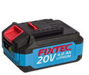 Fixtec FBP4000LX 20V Battery Pack - Lithium-Ion Rechargeable Power Tool Battery