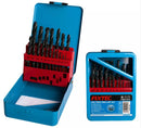 Fixtec FDBG1901K 19-Piece HSS Drill Bit Set – High-Speed Steel Bits for Metal, Wood & Plastic