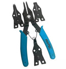 Fixtec FHCPS05 Circlip Pliers Set – 4-Piece 6" Internal & External Snap Ring Pliers