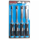 Fixtec FHWCZT04 4-Piece Wood Chisel Set – 6/12/19/25mm Sharp Carpentry & DIY Tools