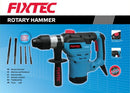 Fixtec FRH321500 32mm Rotary Hammer - Heavy-Duty Electric Hammer Drill for Concrete & Masonry