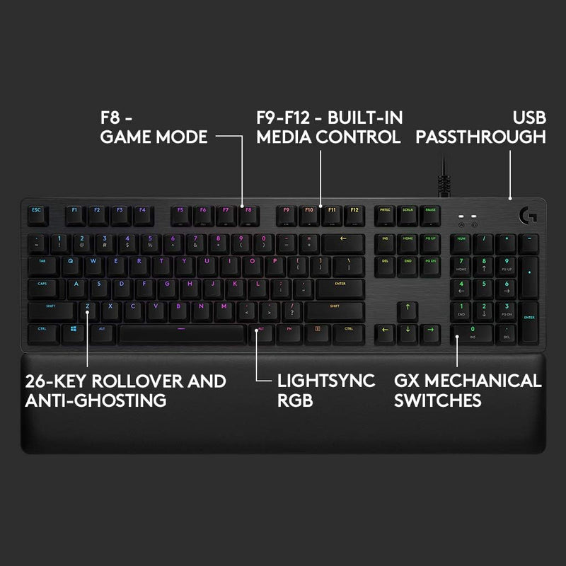 Logitech G G513 Backlit Mechanical Gaming Keyboard