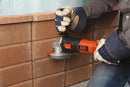 Black+Decker G720P-B5 4.5" 820W Angle Grinder with Discs – Heavy-Duty Power Tool for Cutting & Grinding