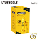 Uyustools GAB206 6 Ton Heavy Duty Bottle Jack – High Lift Hydraulic Jack for Cars, Trucks & Industrial Use