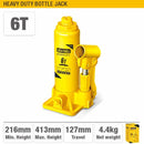 Uyustools GAB206 6 Ton Heavy Duty Bottle Jack – High Lift Hydraulic Jack for Cars, Trucks & Industrial Use