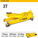 Uyustools GAM103 3 Ton Low Profile Floor Jack – Heavy-Duty, Fast Lift Car Jack, Ultra-Stable Steel Design