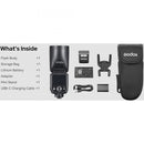 GODOX V100 C/N/S Portable Camera Flash – Li-Ion Speedlite for Canon, Nikon & Sony