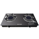 AILYONS GS005A-1 2 Burner Glass Top Gas Cooker &amp; Infrared Double Burner – Fast Heating, Energy Efficient &amp; Durable Design