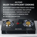 AILYONS GS014-1 Gas Stove Double Burner – Fast Cooking, Efficient Heat Distribution &amp; Durable Build