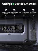 UGREEN PowerRoam Portable Power Station 680Wh | 600W UK - GS600 With Carrying Bag