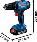 Bosch GSB 183-LI 18V Cordless Impact Drill Driver – 21/56Nm Torque, Battery Powered Power Tool