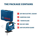 BOSCH GST 680 500W Corded Electric Jigsaw with 68mm Cutting Depth and 800 to 3100 SPM - Lightweight and Portable Power Tool for Wood and Metal