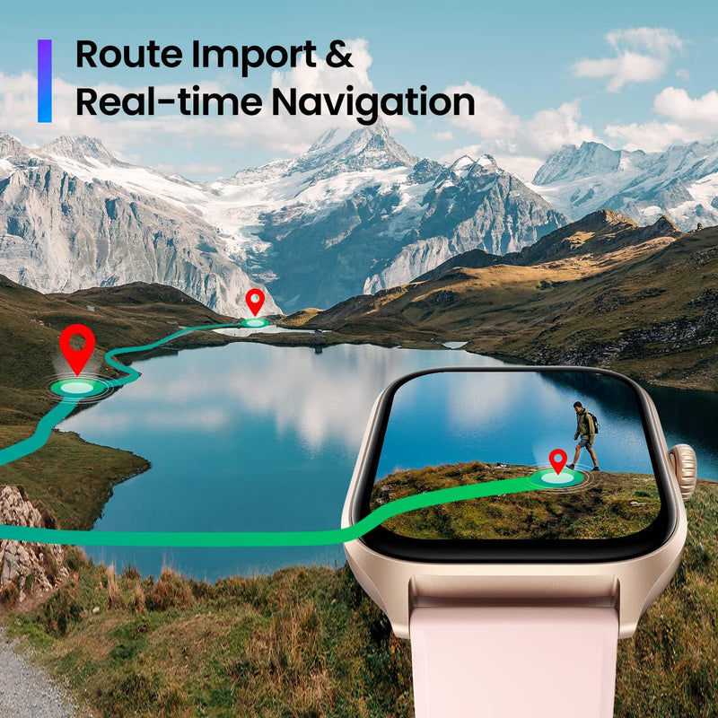 Amazfit GTS 4 Smart Watch 43mm Alexa Built-In, GPS, Bluetooth Calls & Text, 8-Day Battery Life, Heart Rate & Sleep Tracking, AI Fitness App & 150+ Sports Modes