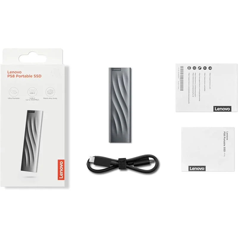 Lenovo PS8 Portable External SSD 2TB  (GXB1M24161)