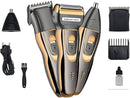 Geemy GM-595 3 in 1 Rechargeable Shaver and Trimmer Set Beard Nose & Ear trimmer