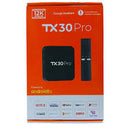 Generic TX30Pro Android TV BOX 4K 8GB/128GB- High-performance 4K streaming TV box with smooth multitasking and seamless app access for immersive home entertainment