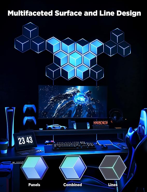 Govee Glide Hexagon Light Panels Ultra – 7 Pack