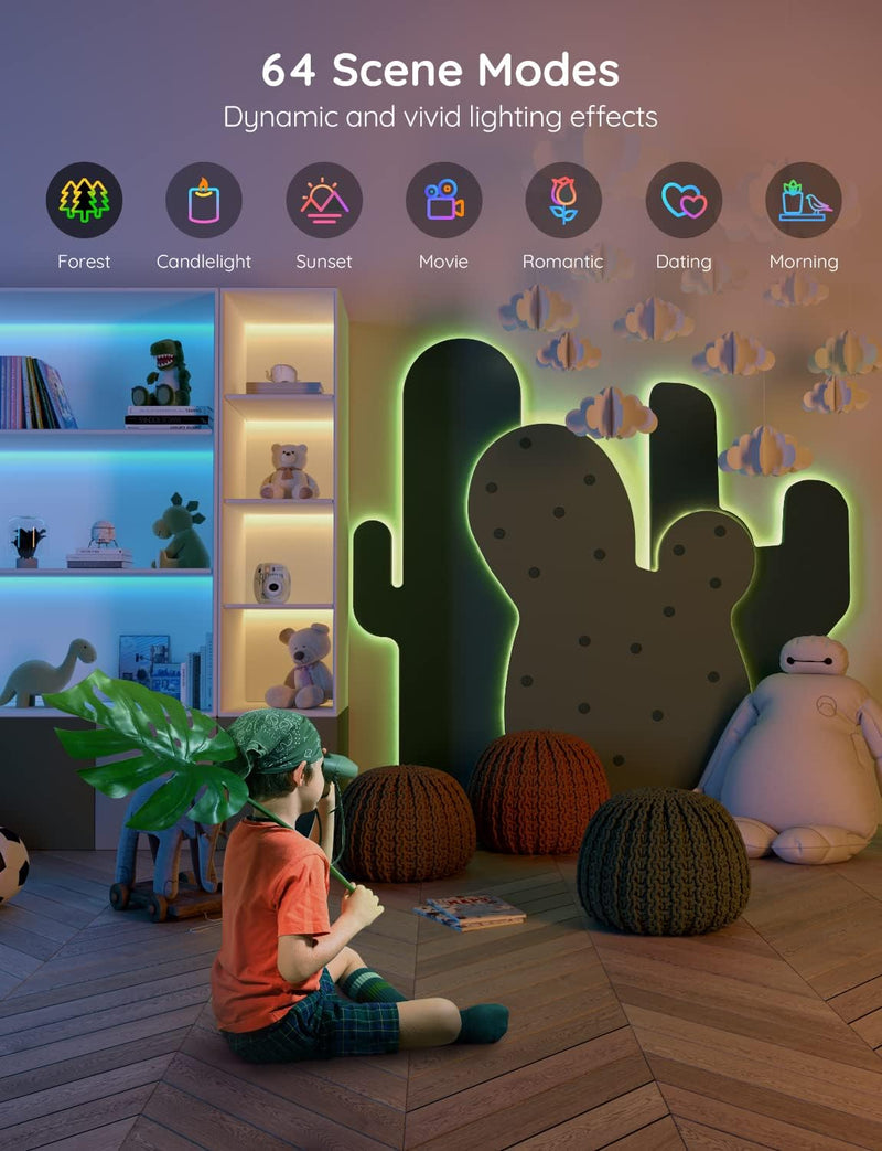 Govee LED Strip Lights 5m, Smart RGB LED Lights WiFi App Control