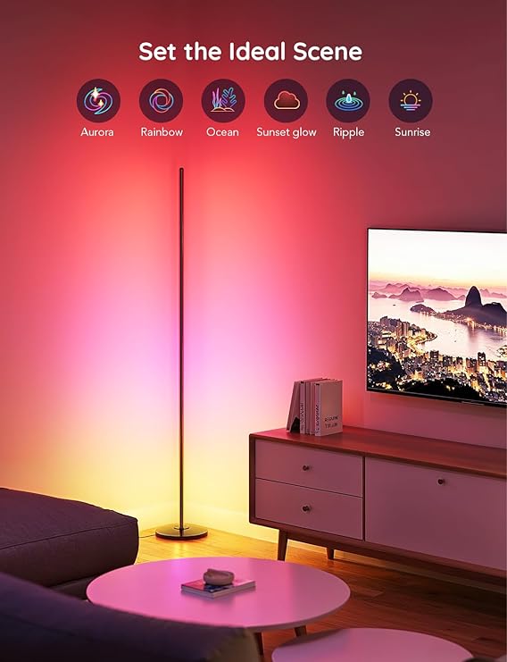 Govee RGBICW Smart Corner Floor Lamp