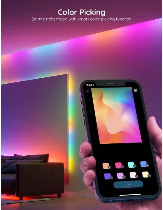 Govee RGBIC Basic Wi-Fi + Bluetooth LED Strip Lights (5 Meter)