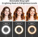 Green Lion Ring Light 6-inch Selfie Stick Tripod
