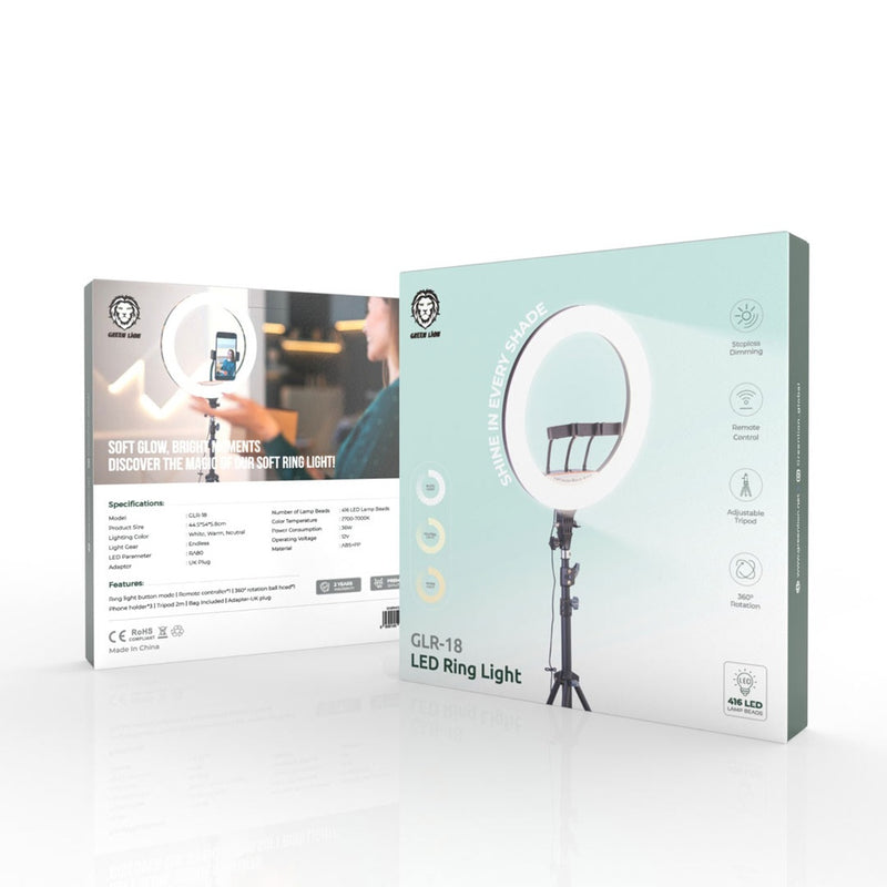 Green lion GLR-18 LED Ring Light