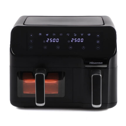 Hisense H09AFBK2S5 8.6L Dual Air Fryer – Large Capacity, Smart &amp; Oil-Free Cooking