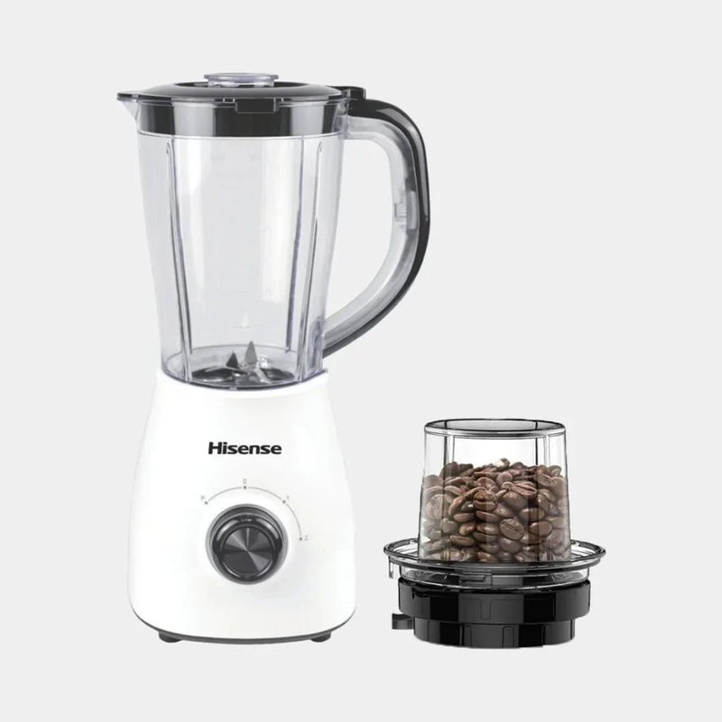 Hisense H15TBWES1A 1.5L Blender –Powerful 400W Glass Blender with 1.5L Capacity, Perfect for Smoothies, Juices, and Everyday Blending