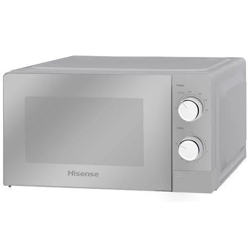 Hisense H20MOMS10, 20L Microwave- Stylish Mirror Glass Microwave with 360° Plate Rotation, Defrost Function, and Efficient Heating for Everyday Cooking
