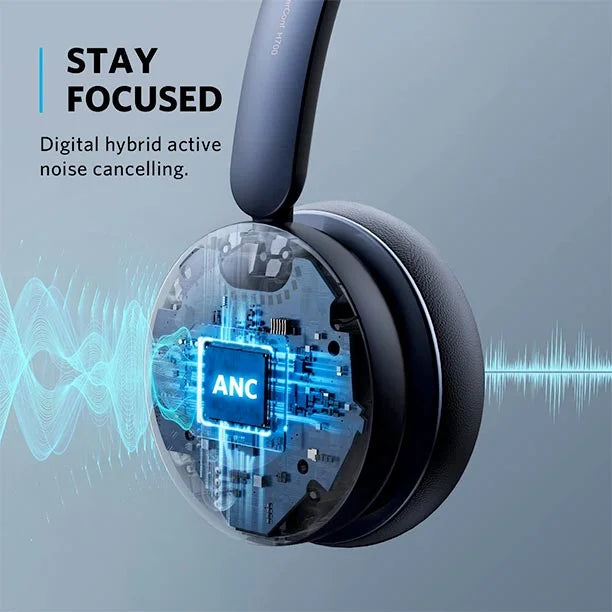 Anker A3510034 PowerConf H700  Active Noise Cancelling Bluetooth Headset
