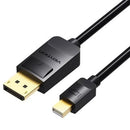 Vention HAABI Mini DisplayPort (Mini DP) to DisplayPort Cable 3M – High-Definition Video & Audio Cable for MacBook, Laptop & Monitor
