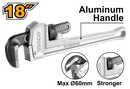 Ingco  HALPW0118 Aluminium Handle Pipe Wrench