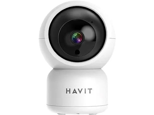 Havit IPC30 3MP 2K Smart WiFi Home Security Camera – Indoor Surveillance Camera with Night Vision, Motion Detection, Two-Way Audio, Cloud Storage & Mobile App Control
