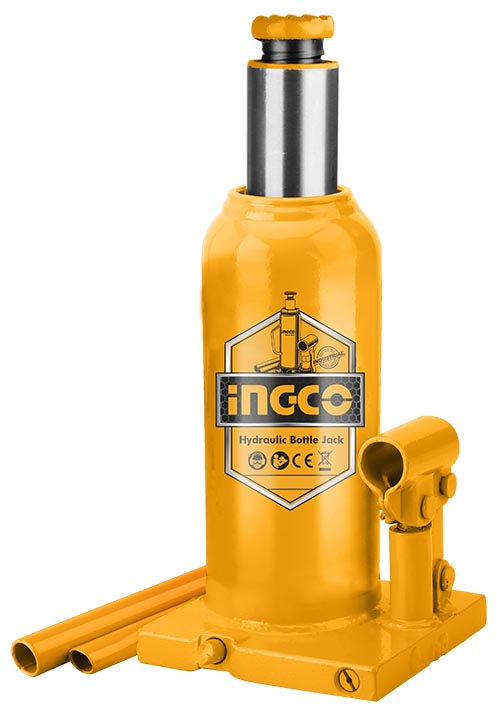 Ingco HBJ1002 Hydraulic Bottle Jack, 10 Ton