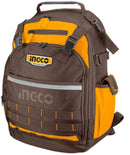 Ingco HBP01028 8kg Tool Backpack – Heavy-Duty Electrician & Technician Tool Bag