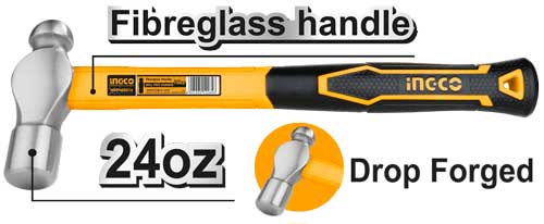 Ingco HBPH88024 Ball Pein Hammer