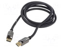 Vention HCABH DisplayPort (DP) Male to Male Cable 2M – High-Speed 4K Video & Audio Cable for PC, Laptop & Monitor