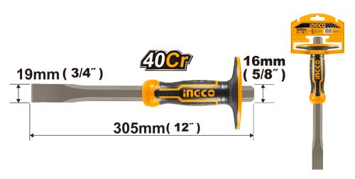 Ingco HCCL851916 Cold chisel 19mm*16mm*305mm