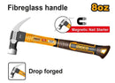 Ingco HCH81008 8oz (220g) Claw Hammer – Durable Steel Hammer for Carpentry & General Use