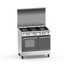 Haier HCR6042DES 4 Gas Burner + 2 Electric Plates 60x90 Cooker – Durable, Energy-Efficient and Modern 