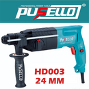 Pusello HD003-P Rotary Hammer Drill – Heavy-Duty Electric Drill for Concrete, Masonry, and Construction Work with Multi-Function SDS Chuck, Variable Speed, and Durable Build