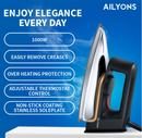 AILYONS HD199A 2200W Electric Iron – Stainless Steel Soleplate, Adjustable Temperature, Steam &amp; Dry Ironing for Home &amp; Office Use