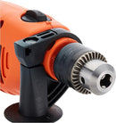 Black+Decker HD5513V 550W 13mm Percussion Drill – Powerful Hammer Drill for Concrete, Wood & Metal for Home & DIY Use