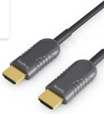 Infobit HDMI 2.0 Active Optical Cable – AOC-HDMI-F20, Type A to A Fixed Version, 20M (65FT), 4K60 High-Speed HDMI