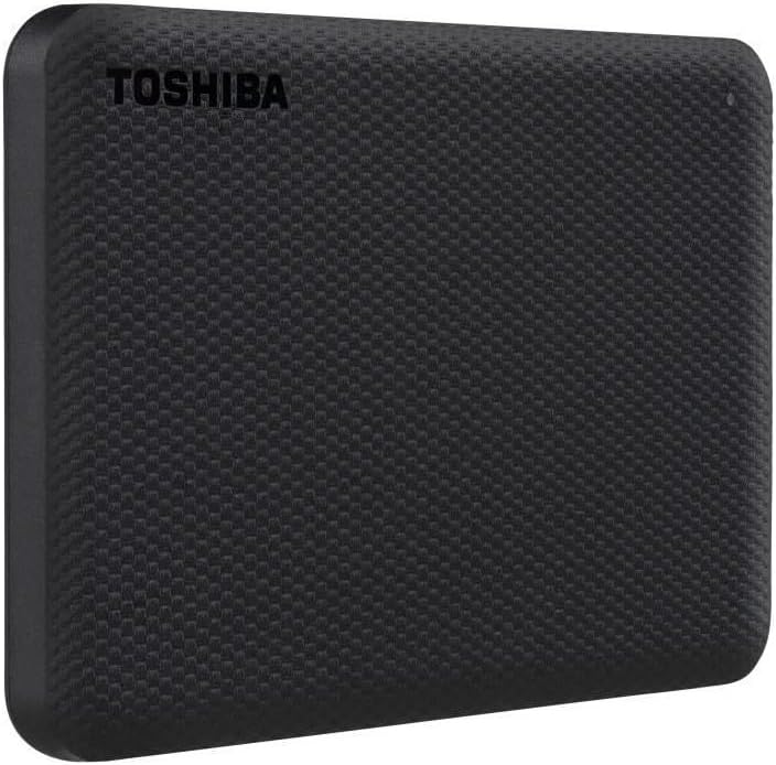 Toshiba 1TB Canvio Advance Portable External Hard drive - 2.5 inches, USB 3.2 Gen 1, Hard Disc With Automatic Backup (HDTCA10EK3AA)