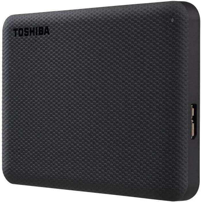 Toshiba 1TB Canvio Advance Portable External Hard Drive - USB 3.2 Gen 1, 2.5" Disc With Automatic Backup (HDTCA10EK3AA)