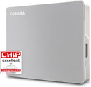 Toshiba 2TB Canvio Flex 2.5" Type-C Portable External Hard Drive - Compatible with Most USB-C and USB-A Devices; Smartphones, Mac, Windows, Tablets (HDTX120ESCAA)