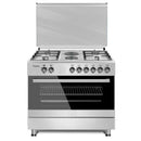 Hisense HF942GEES 60x90cm Gas & Electric Cooker – Oven, 5 Burners, Stainless Steel, Energy Efficient, Home & Kitchen Use
