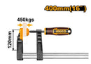 Ingco HFC021204 450kg F-Clamp 120×400mm – Heavy-Duty Quick-Release Clamp for Wood & Metal Work